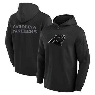 T-shirt à capuche manches longues en mélange tricolore Elements Blaze des Carolina Panthers pour hommes Fanatics Black