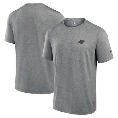 T-shirt technique du Front Office des Panthers de la Caroline noirs Fanatics pour hommes
