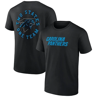 Men's Fanatics  Black Carolina Panthers Home Field Advantage T-Shirt