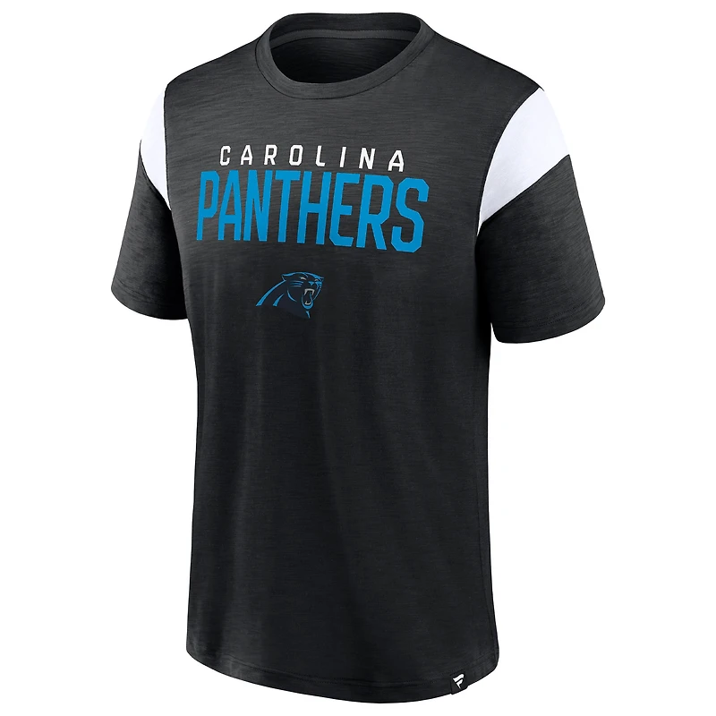 Men's Fanatics Black Carolina Panthers Home Stretch Team T-Shirt