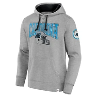 Sweat à capuche noir fanatiques Carolina Panthers Label Maker pour hommes