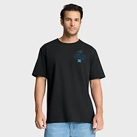 T-shirt noir fanatique pour homme avec poche de passe des Carolina Panthers