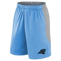 Men's Fanatics Blue Carolina Panthers Big & Tall Team Logo Shorts