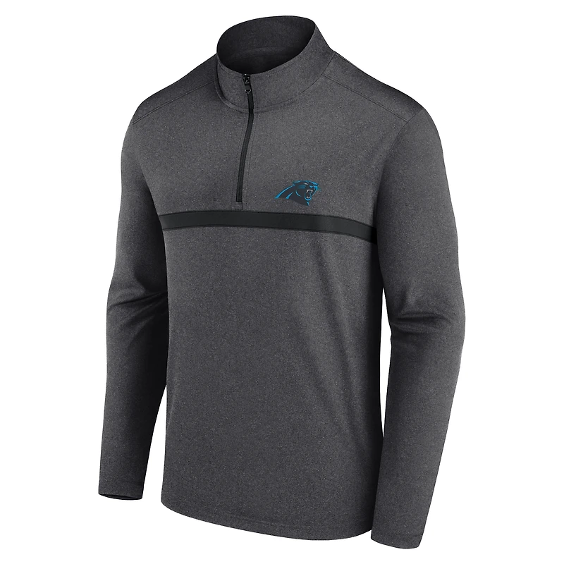 Pull à fermeture éclair quart de tour Fanatics pour homme, couleur charbon