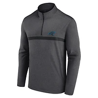 Pull à fermeture éclair quart de tour Fanatics pour homme, couleur charbon
