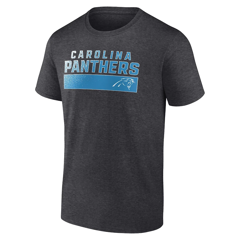 Men's Fanatics  Charcoal Carolina Panthers T-Shirt