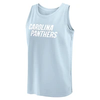 Men's Fanatics Light Blue Carolina Panthers Elements Tank Top