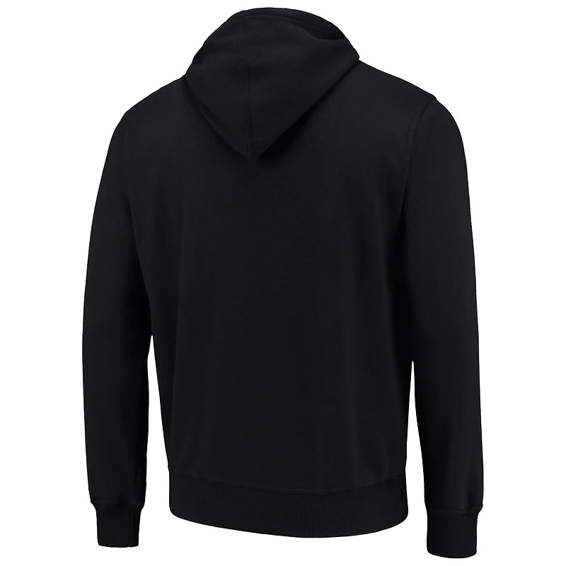 Sweat à capuche entièrement zippé avec logo principal des Panthers de la Caroline noirs G-III Sports by Carl Banks pour homme