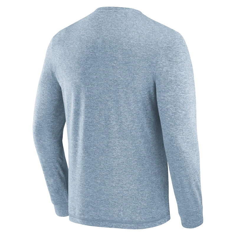 Men's J. Palmer Blue Carolina Panthers Four Down Long Sleeve T-Shirt