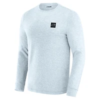 Men's J. Palmer Gray Carolina Panthers Four Down Long Sleeve T-Shirt