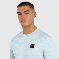 Men's J. Palmer Gray Carolina Panthers Four Down Long Sleeve T-Shirt
