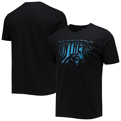 T-shirt Spotlight des Panthers de la Caroline noirs Junk Food pour hommes