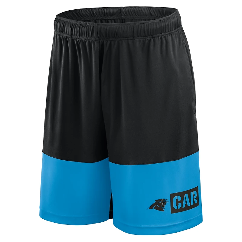 Men's Logo Athletic Black Carolina Panthers Best of the Shorts