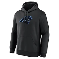 Men's Logo Athletic Black Carolina Panthers Primary Hoodie