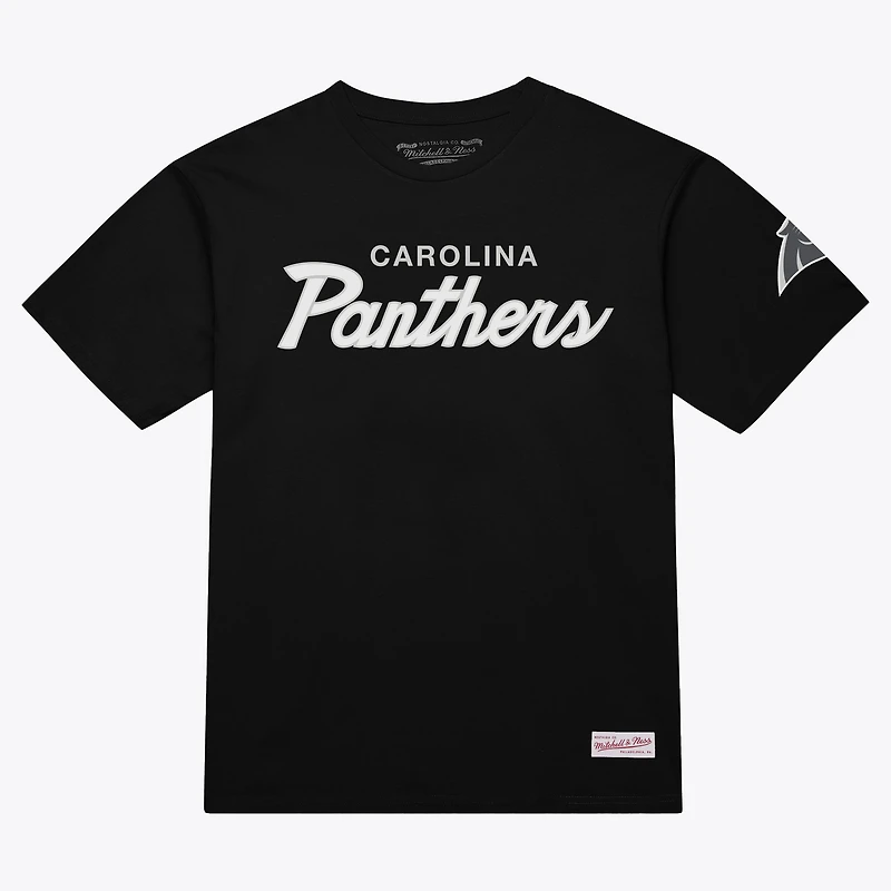 Men's Mitchell & Ness Black Carolina Panthers Head Coach Classic T-Shirt
