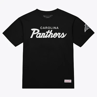 Men's Mitchell & Ness Black Carolina Panthers Head Coach Classic T-Shirt