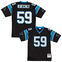 Men's Mitchell & Ness Luke Kuechly Black Carolina Panthers 2013 Legacy Throwback Replica Jersey