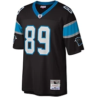 Maillot réplique Legacy Mitchell & Ness Steve Smith noir des Panthers de la Caroline pour homme