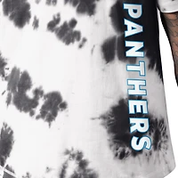 Men's MSX by Michael Strahan Black Carolina Panthers Freestyle Tie-Dye T-Shirt