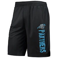 Short d'entraînement MSX by Michael Strahan Black Carolina Panthers pour homme