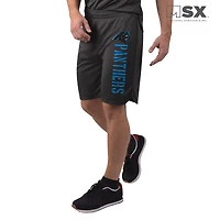 Men's MSX by Michael Strahan Black Carolina Panthers Training Shorts