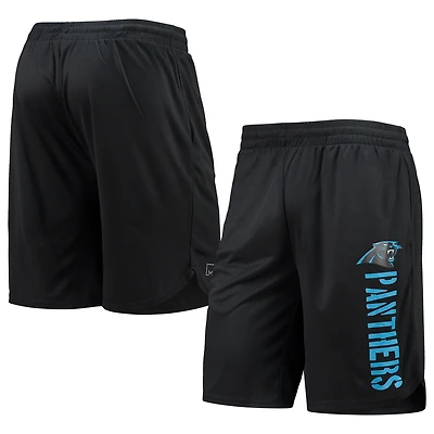 Short d'entraînement MSX by Michael Strahan Black Carolina Panthers pour homme