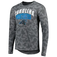 T-shirt à manches longues MSX by Michael Strahan pour homme des Panthers de la Caroline gris camouflage