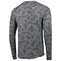 T-shirt à manches longues MSX by Michael Strahan pour homme des Panthers de la Caroline gris camouflage
