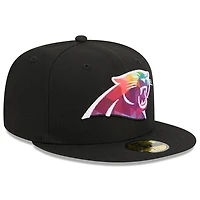 Casquette ajustée 59FIFTY NFL Crucial Catch 2023 New Era pour hommes, noirs Carolina Panthers