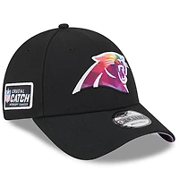 Casquette réglable New Era Black Carolina Panthers 2023 NFL Crucial Catch 9FORTY pour hommes