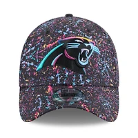 Casquette New Era noire Carolina Panthers 2025 NFL Crucial Catch 39THIRTY Flex pour homme
