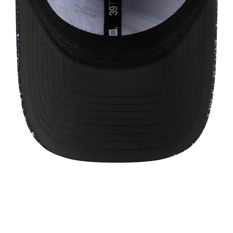 Casquette New Era noire Carolina Panthers 2025 NFL Crucial Catch 39THIRTY Flex pour homme