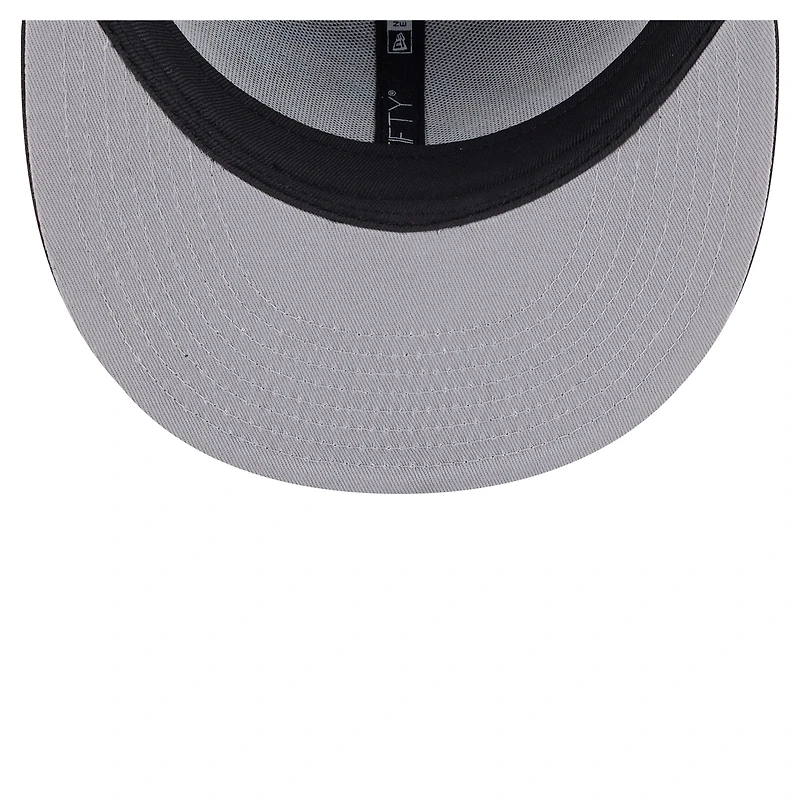 Men's New Era  Black Carolina Panthers 9FIFTY Snapback Hat