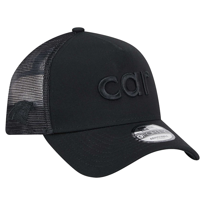 Maillot de baseball noir Carolina Panthers New Era pour homme