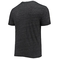 T-shirt à trois mélanges avec logo alternatif des Panthers de la Caroline noirs New Era pour homme