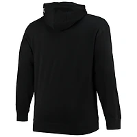 Men's New Era Black Carolina Panthers Big & Tall Primary Logo Pullover Hoodie