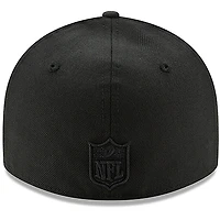 Casquette ajustée 59FIFTY II à profil bas Carolina Panthers New Era pour homme, noir sur