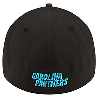 Casquette flexible classique 39THIRTY des Panthers de la Caroline New Era pour hommes, noire