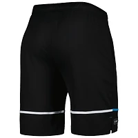 New Era Black Carolina Panthers Combine Authentic Rusher Short d'entraînement pour homme