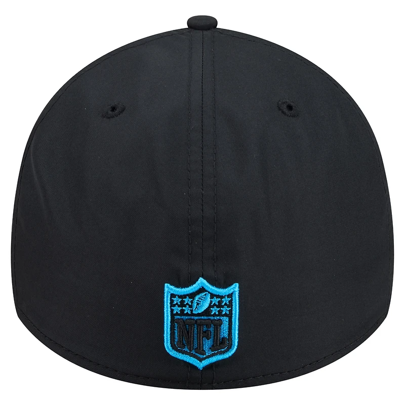 Casquette New Era bleue Carolina Panthers Core Team 39THIRTY Flex pour homme
