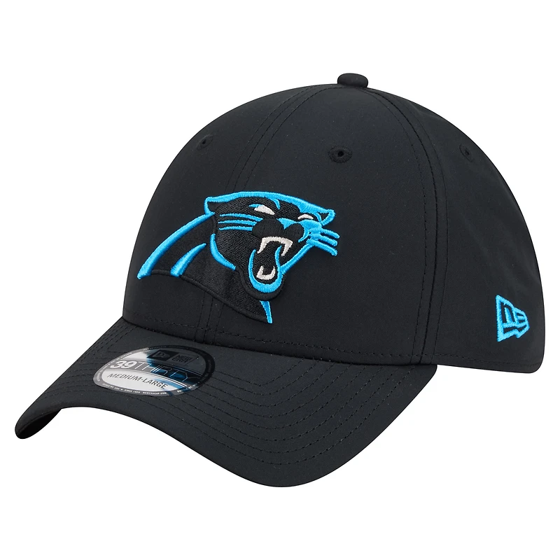 Casquette New Era bleue Carolina Panthers Core Team 39THIRTY Flex pour homme