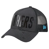 Casquette ajustable 9FORTY pour homme avec texte ton sur ton et encre de minuit des Carolina Panthers de New Era