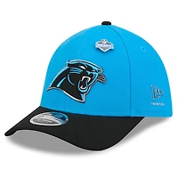 Casquette New Era Flex bleue et noire Carolina Panthers, édition spéciale NFL Draft 2026