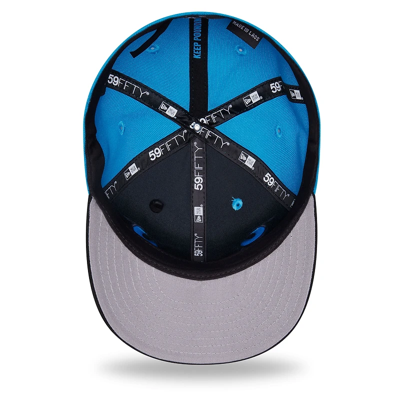 Men's New Era  Blue/Black Carolina Panthers 2026 NFL Draft Pre-Curved 59FIFTY Fitted Hat