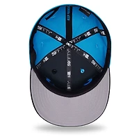 Men's New Era  Blue/Black Carolina Panthers 2026 NFL Draft Pre-Curved 59FIFTY Fitted Hat