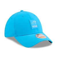 Casquette New Era bleue 39THIRTY Flex des Carolina Panthers 2025 Sideline pour homme