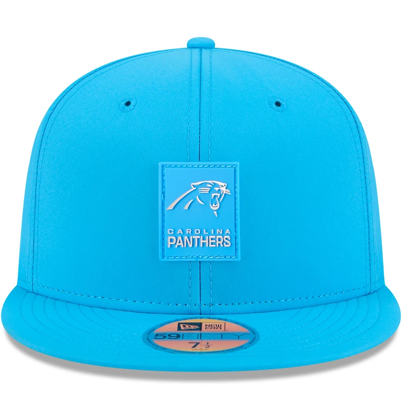 Men's New Era Blue Carolina Panthers 2025 Sideline  59FIFTY Fitted Hat