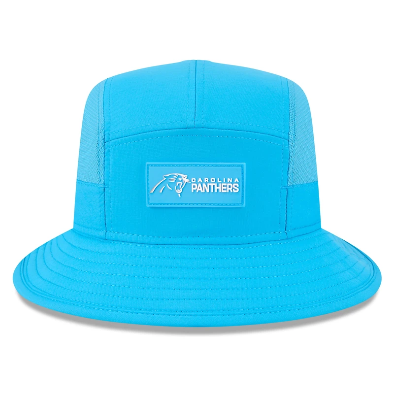 Men's New Era Blue Carolina Panthers 2025 Sideline  Bucket Hat