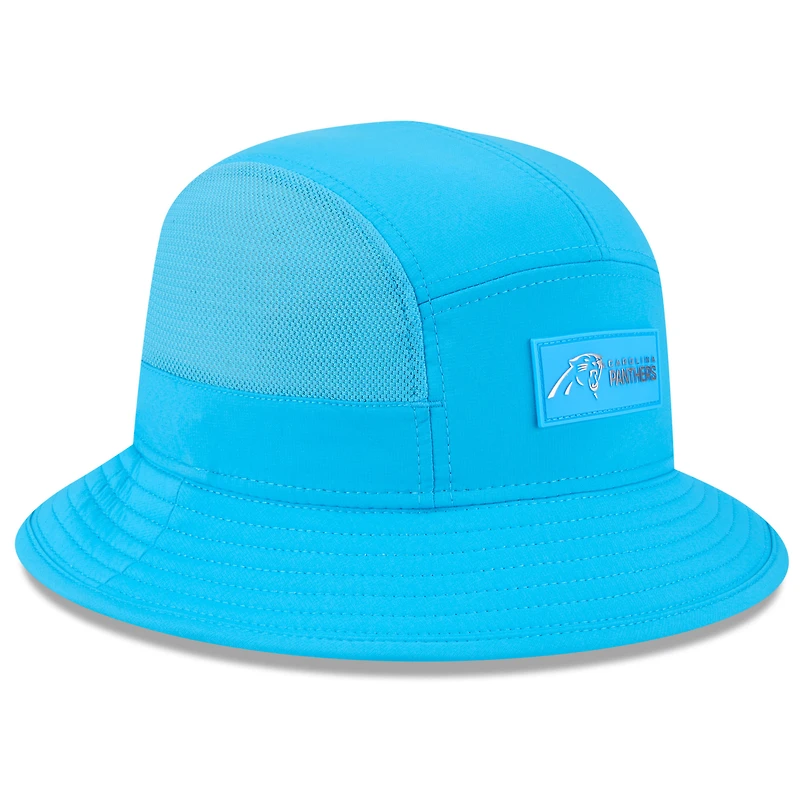 Men's New Era Blue Carolina Panthers 2025 Sideline Bucket Hat