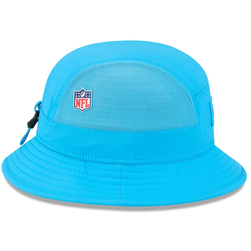 Men's New Era Blue Carolina Panthers 2025 Sideline  Bucket Hat